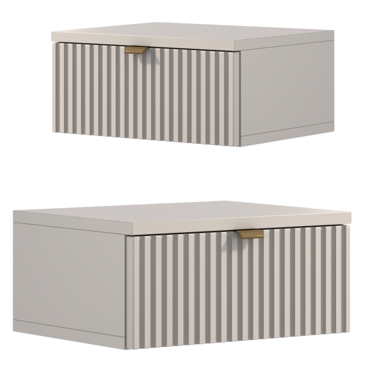 kaszmir wisząca szafka nocna do sypialni ryflowany front.png