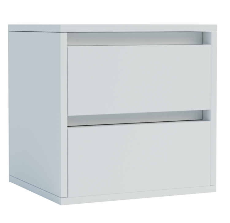 szafka nocna biala z dwie szuflady stojacy stolik nocny.png