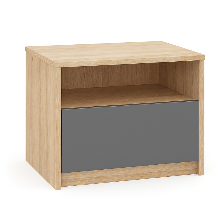 szafka nocna dab craft i grafit do sypialni stolik nocny .png