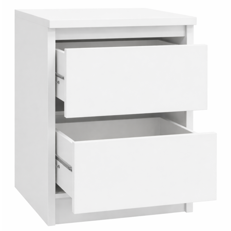 szafka nocna biała do sypilani dwie szuflady minimaloistyczna.png