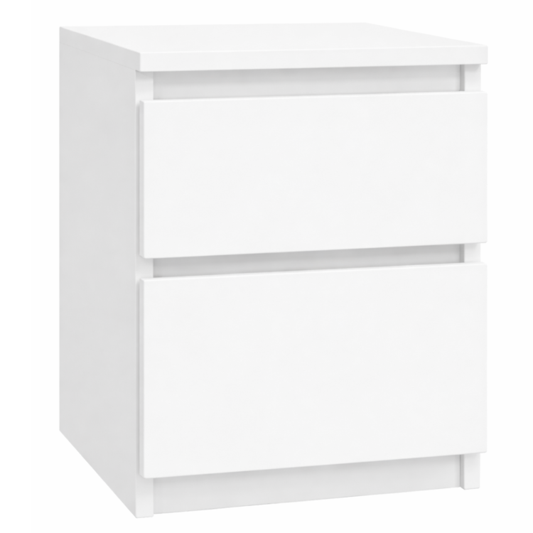 szafka noca biała nowoczesny styl do sypialni .png