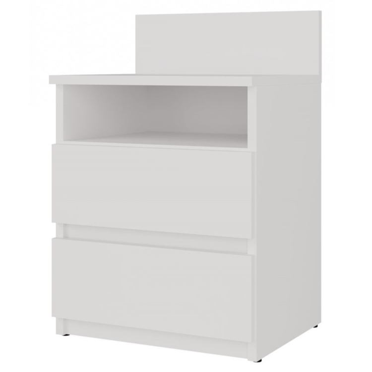 szafka nocna biała dwie szuflady i polka m1.png