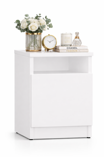 SZAFKA BIAŁA NOCA DO SYPIALNI STOLIK NOCNY OTWIERANA TIP ON.png