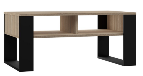 STOLIK KAWOWY ŁAWA DĄB SONOMA CZARNE NOGI NOWOCZESNY.png