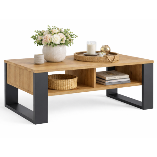 STOLIK KAWOWY DĄB ARTISAN NOGI CZARNE DO SALONU.png