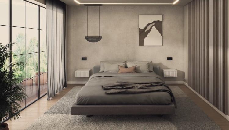 Designerska szafka nocna wisząca AD Home