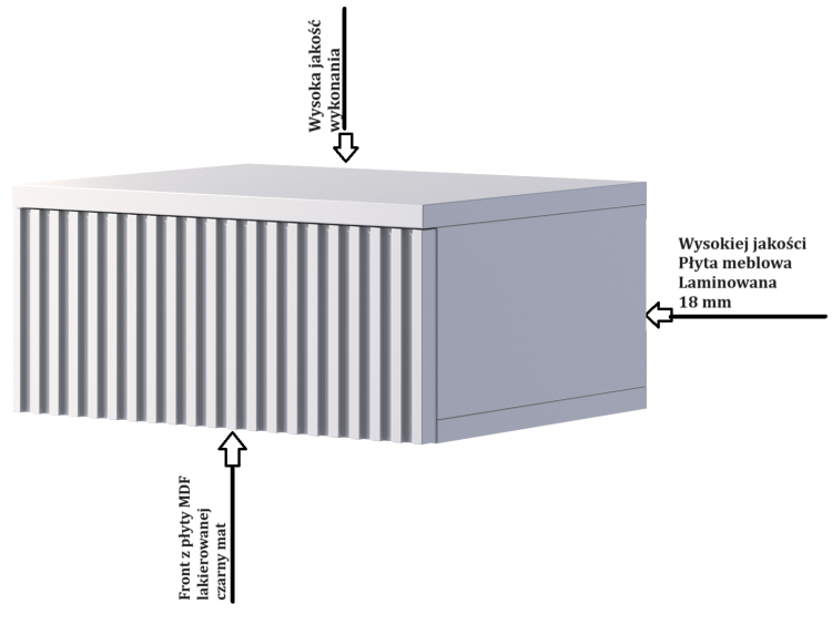 nowoczesna-szafka-nocna-scienna-ryflowane-fronty-biala